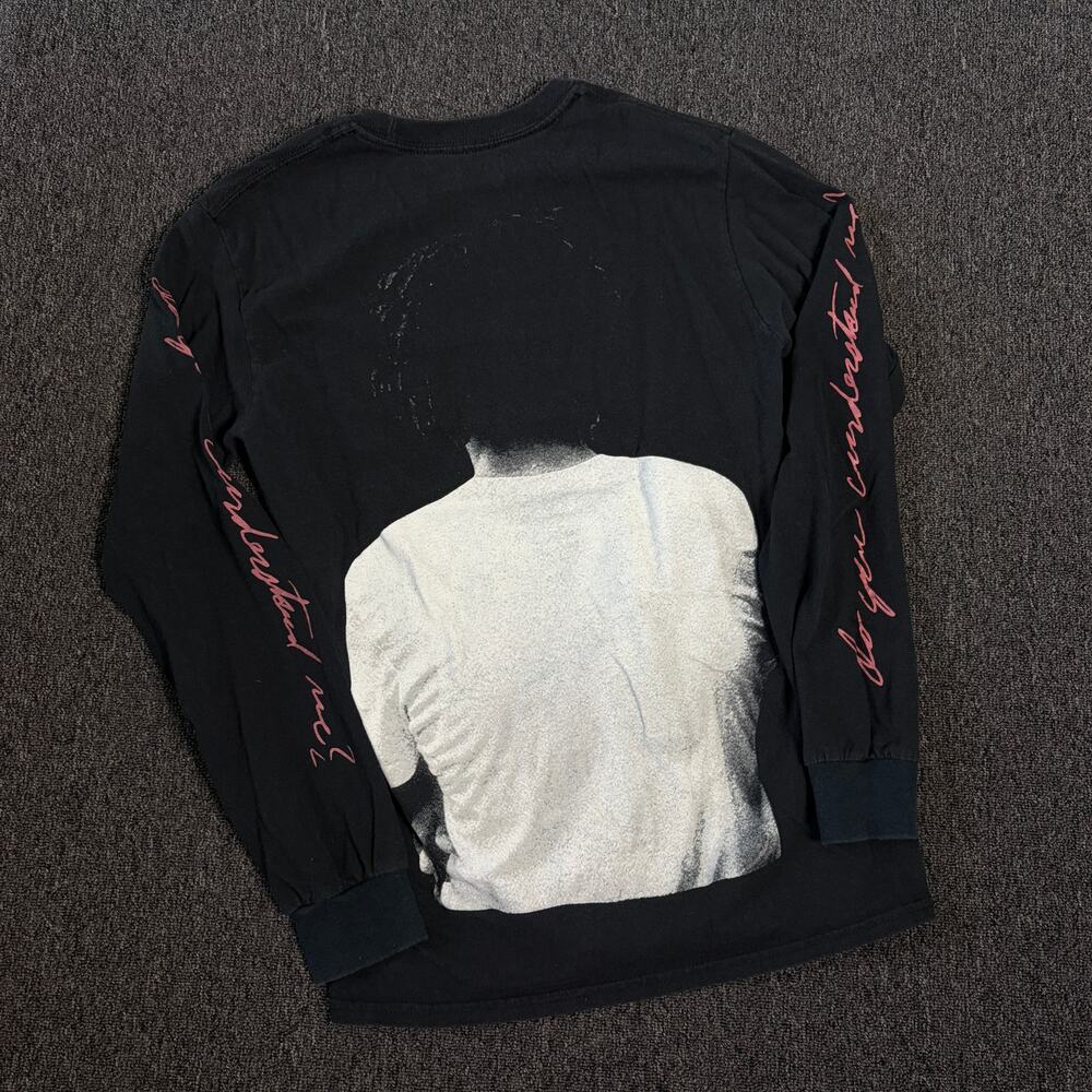 Vintage Y2k J Cole 4 Your Eyez only Dreamville Black Tour Graphic Longsleeve S